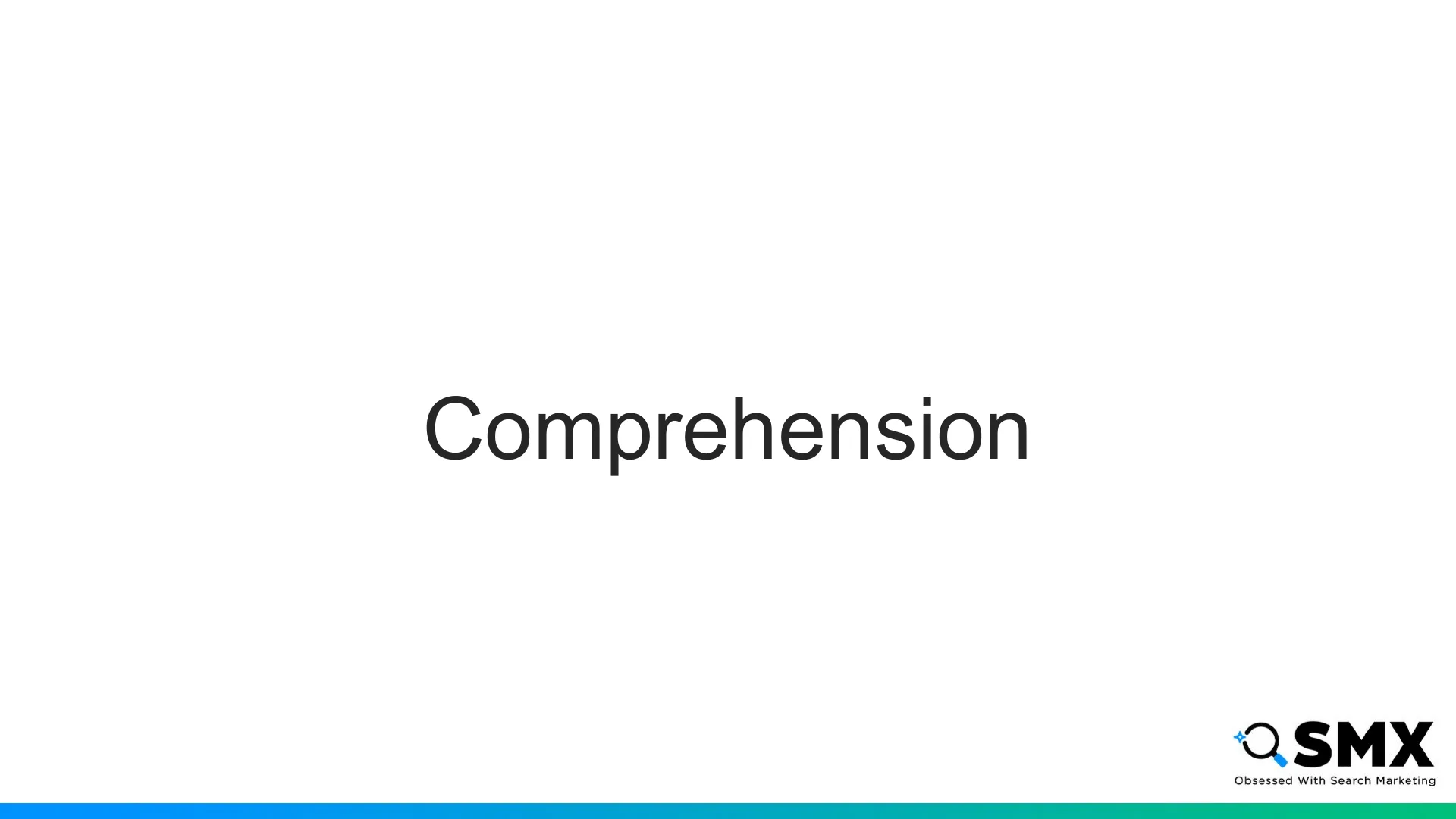 Slide 31: Comprehension
